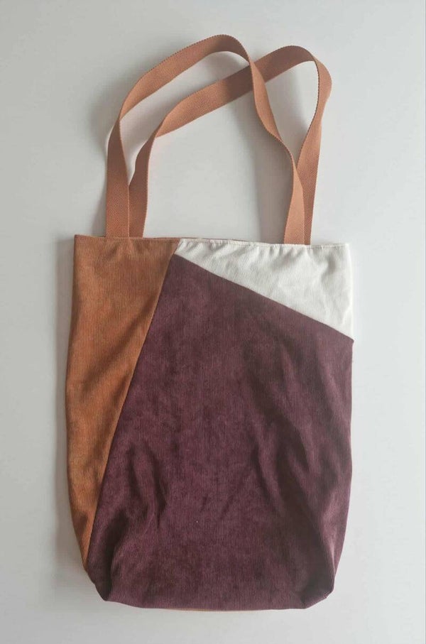 Lijstertas - Bordeaux/oranje/wit -  PRE-ORDER