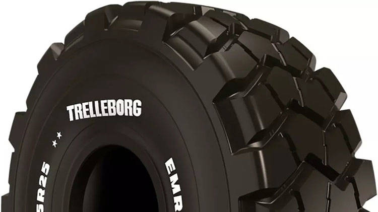 The strong radial carcass and state of the art compound assure long life, while providing equal load distribution for a comfortable ride, maintaining low fuel consumption.  Designed for articulated dumper, loader and grader applications, the EMR 1030 rang