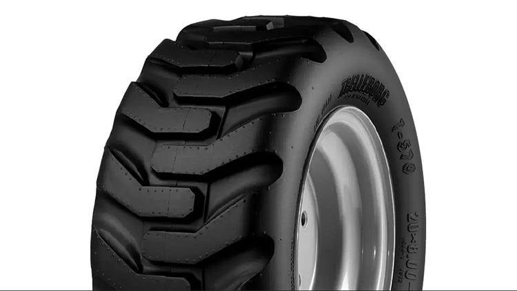 Industry and farming tire with rounded shoulder. Trelleborg-Light-Service-Tires-T570  The tires for light service are designed for farming, industry, turf, snow and high speed service and are suitable for rims up to 16 inches in diameter.  In this product