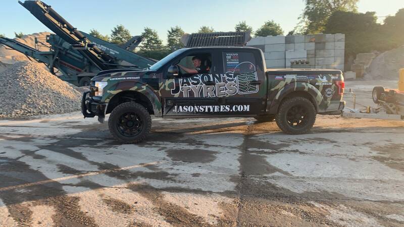 FORD F-150 for Jason's Tyres Team