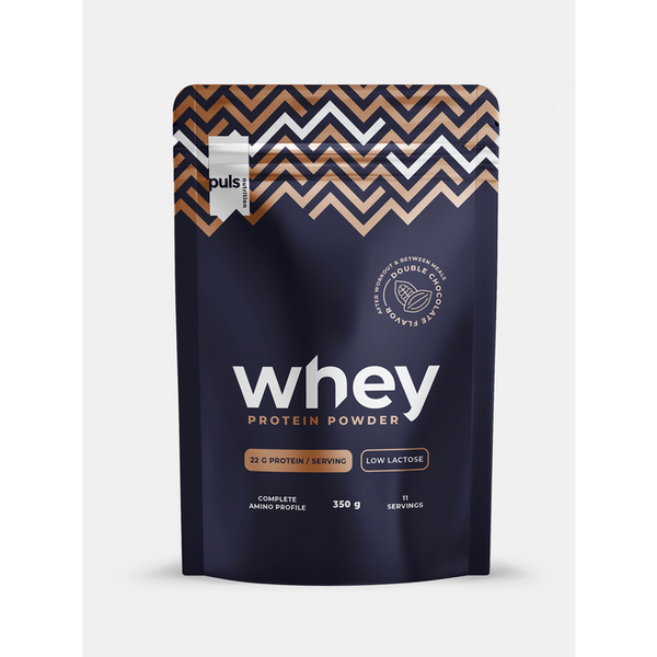 WHEY PROTEÏNE Dubbele Chocolade 350g LACTOSE-LAAG