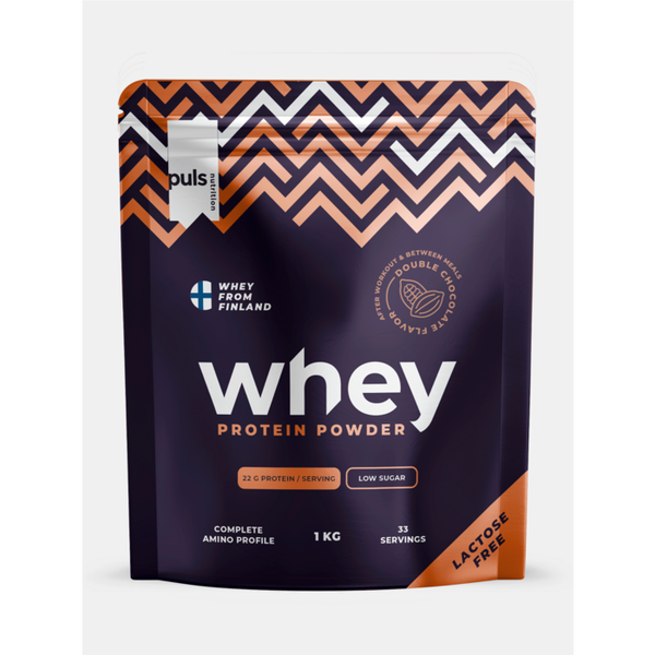 WHEY PROTEÏNE Dubbele chocolade 1kg LACTOSEVRIJ