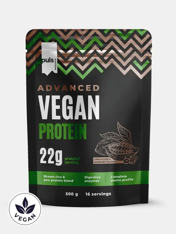 ADVANCED VEGAN PROTEIN CHOCOLATE & HAZELNUT 500G