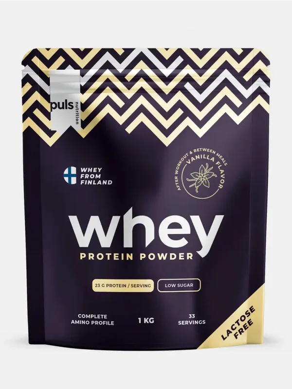 WHEY PROTEIN VANILLA 1KG LACTOSE FREE