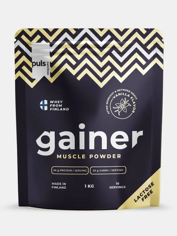 GAINER VANILLA 1KG LACTOSE FREE