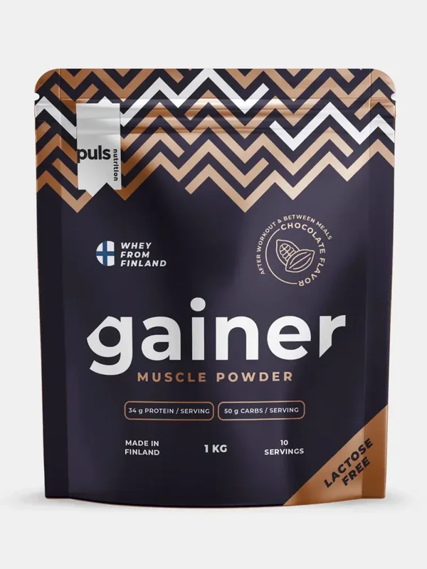 GAINER CHOCOLATE 1KG LACTOSE FREE