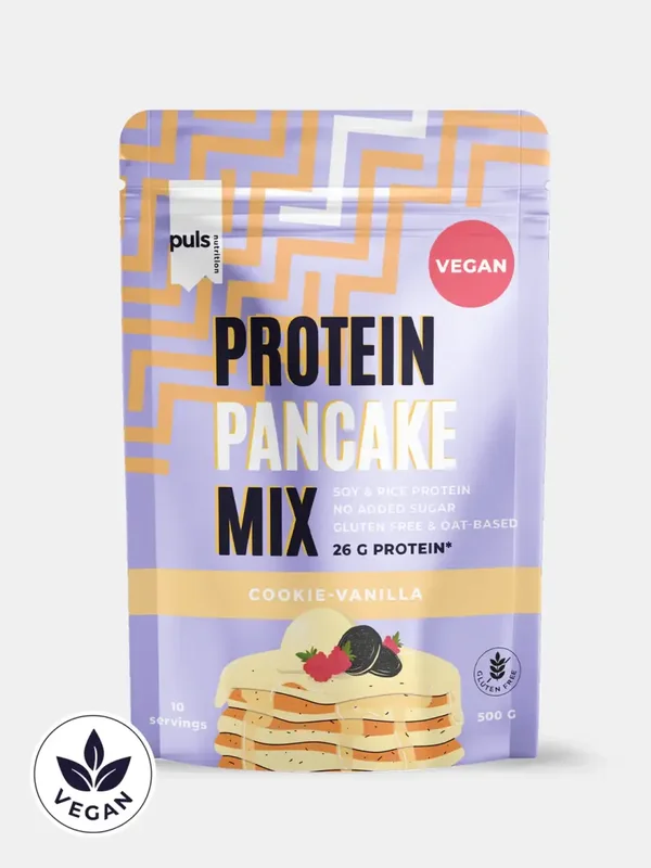 VEGAN PROTEIN PANCAKE MIX COOKIE-VANILLA 500G