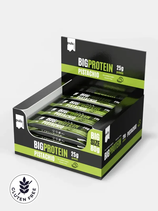 BIG PROTEIN PISTACHIO 80G 12 PCS