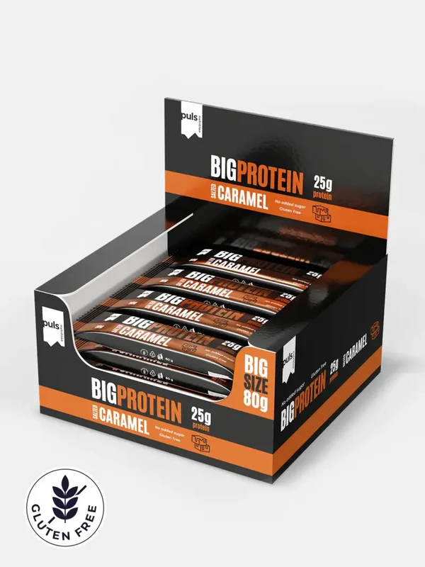 BIG PROTEIN SALTED CARAMEL 80G 12 PCS