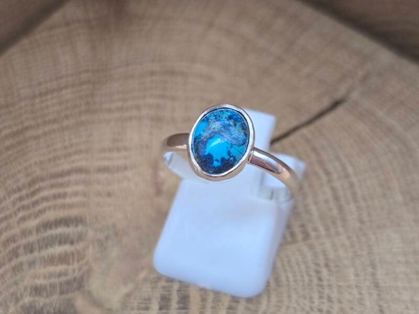 925 zilveren, ring met Shattuckiet maat 16.5