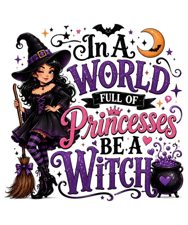 In a World full of Princesses be a Witch - Witch Sprüche