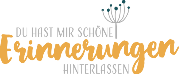 Du hast mir schöne Erinerungen hinterlassen - Herbst Sprüche