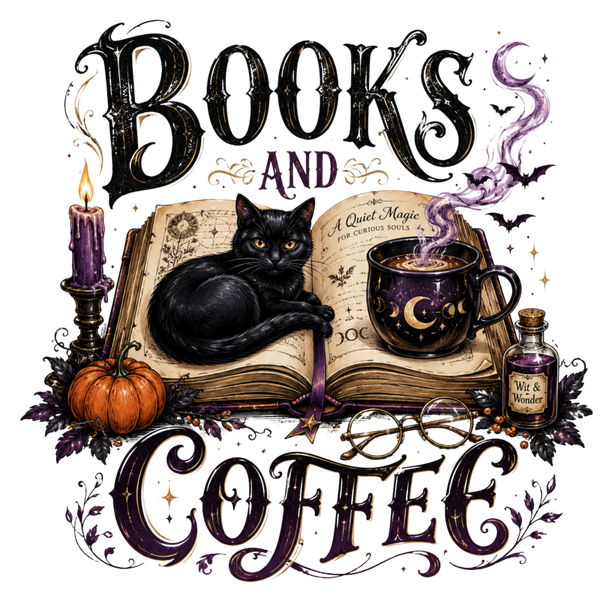 Books and Coffee - Witsch Sprüche