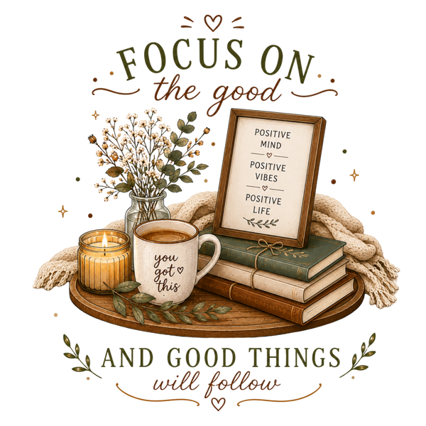 Focus on the good and good things will follow - Herbst Sprüche