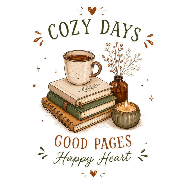 Cozy Days good Pages Happy Heart - Herbst Sprüche
