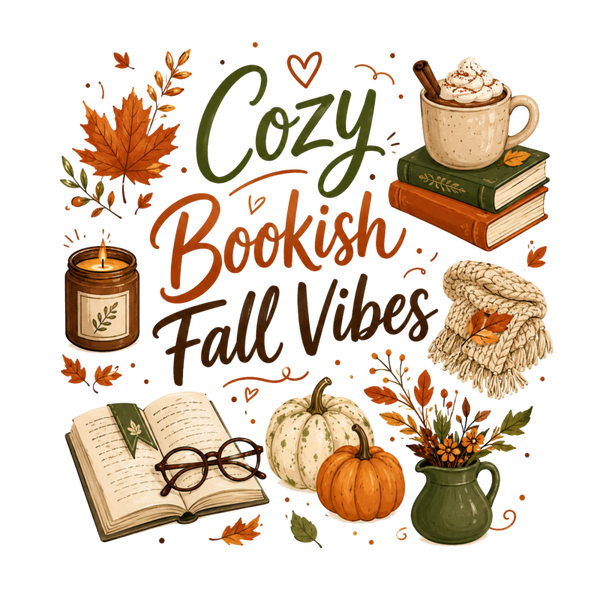 Cozy Bookish Fall Vibes - Herbst Sprüche