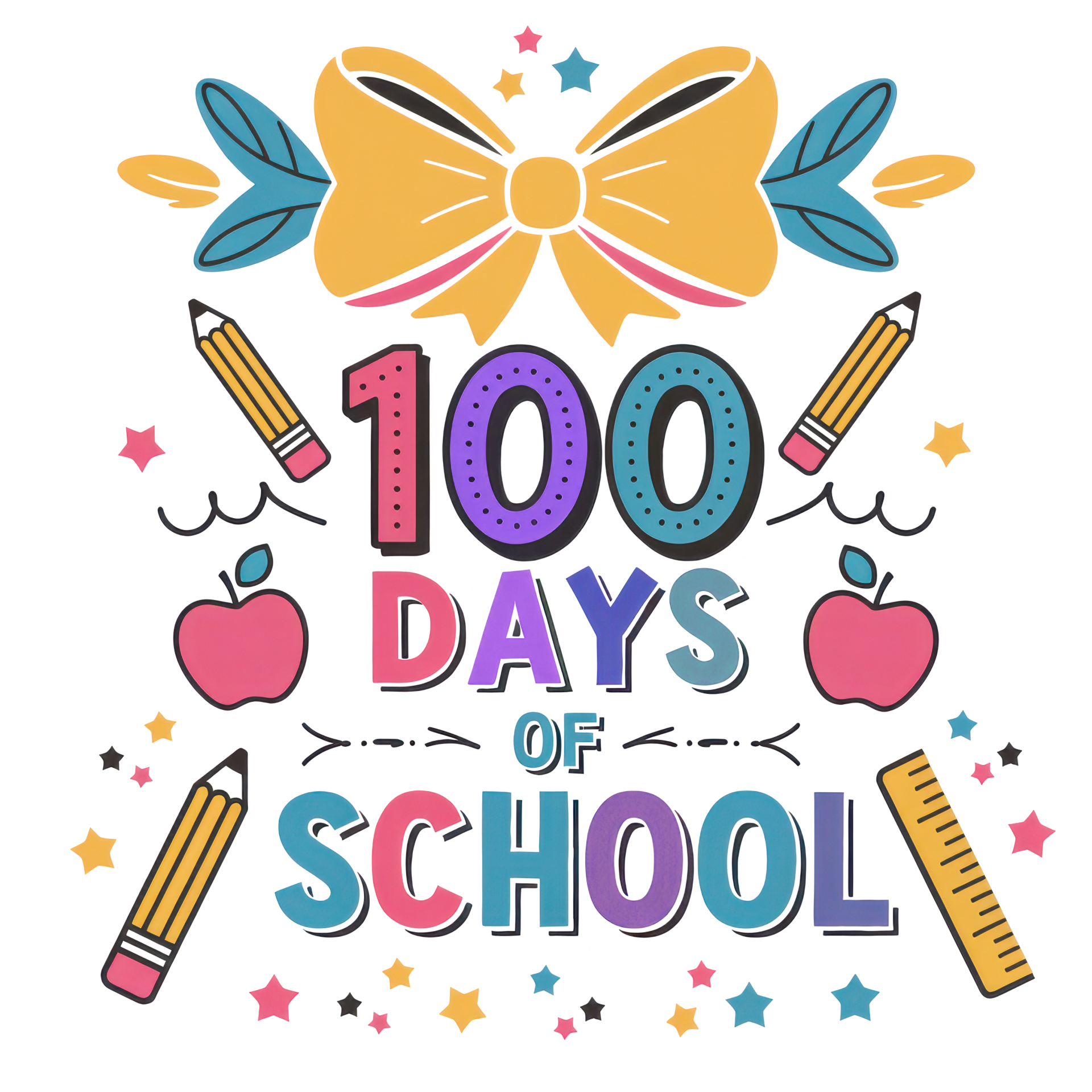 100 Days of School - Einschulung Sprüche
