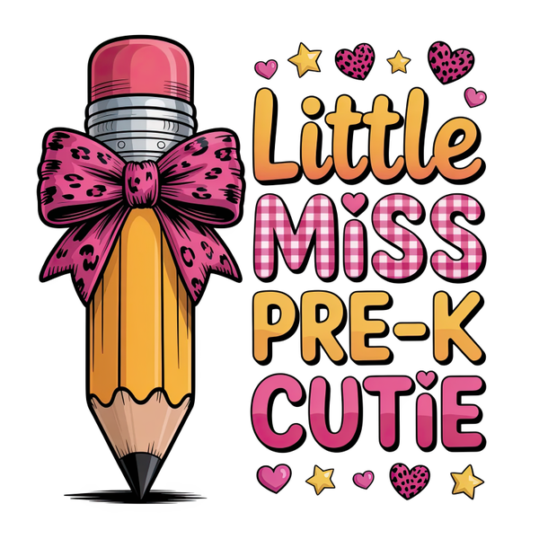 Little Miss Pre-K Cutie - Einschulung Sprüche