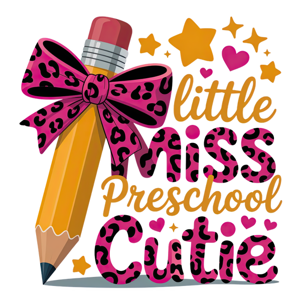 Little Miss Preschool Cutie - Einschulung Sprüche