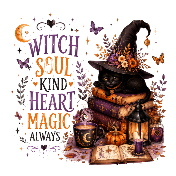 Witch Soul Kind heart Magic Always - Witch Sprüche