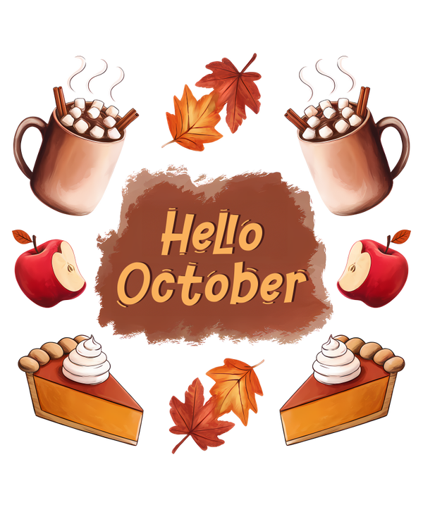 Hello October - Herbst Sprüche