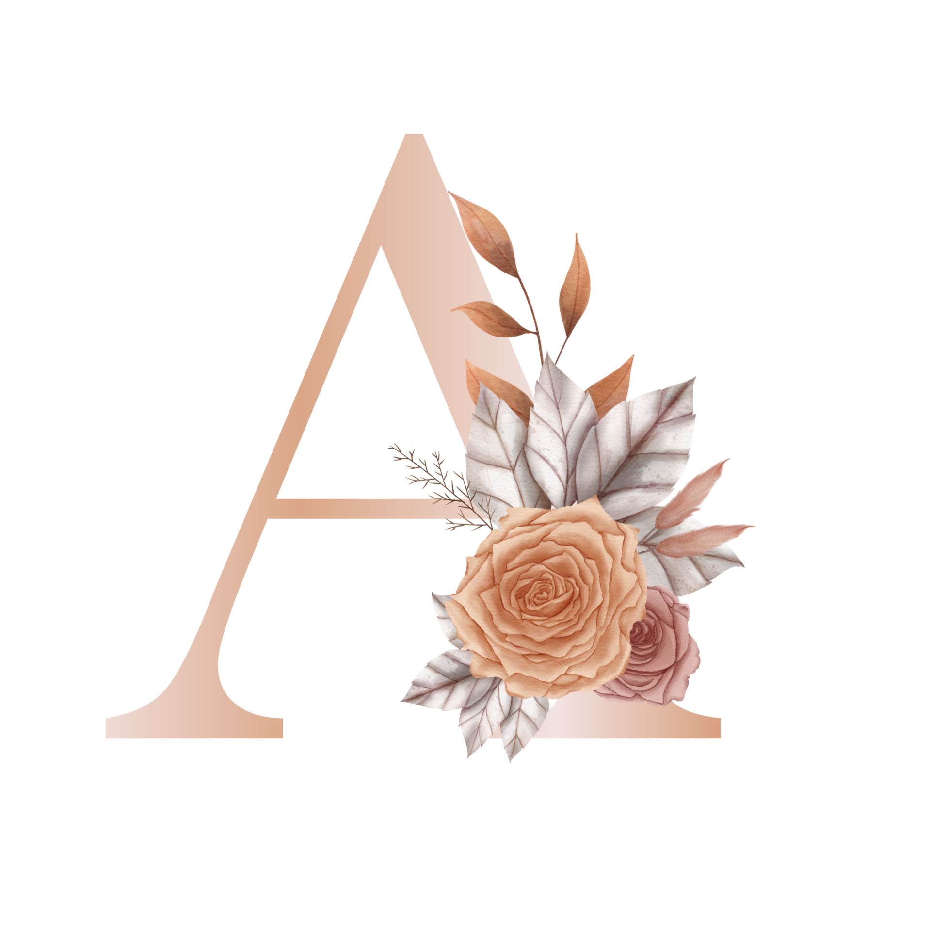 Flower 01 - Herbst Alphabet