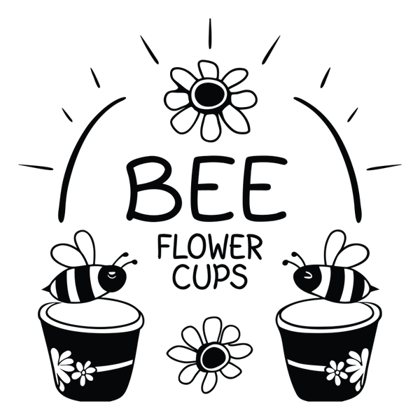Bee Flower Cups - Herbst Sprüche