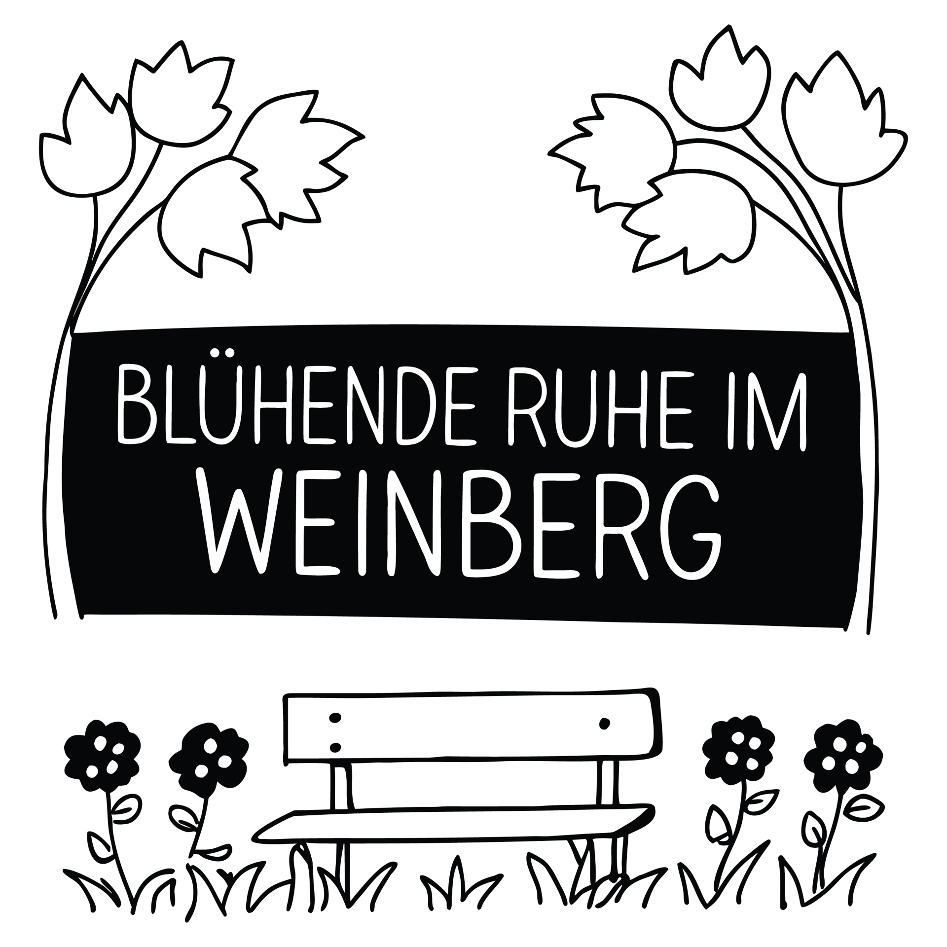 Blühende Ruhe im Weinberg - Herbst Sprüche