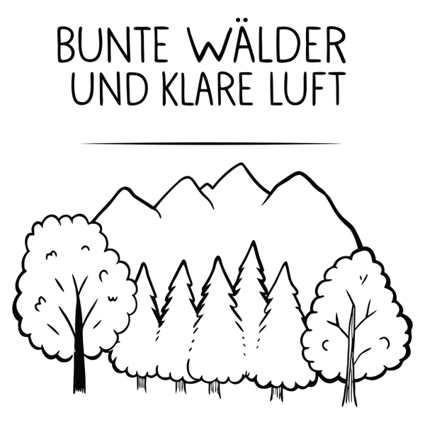 Bunte Wälder und klare Luft - Herbst Sprüche