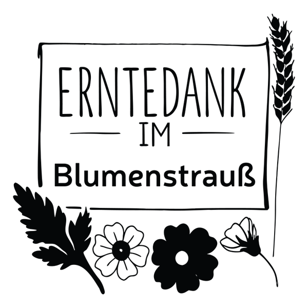 Erntedank im Blumenstrauß - Herbst Sprüche