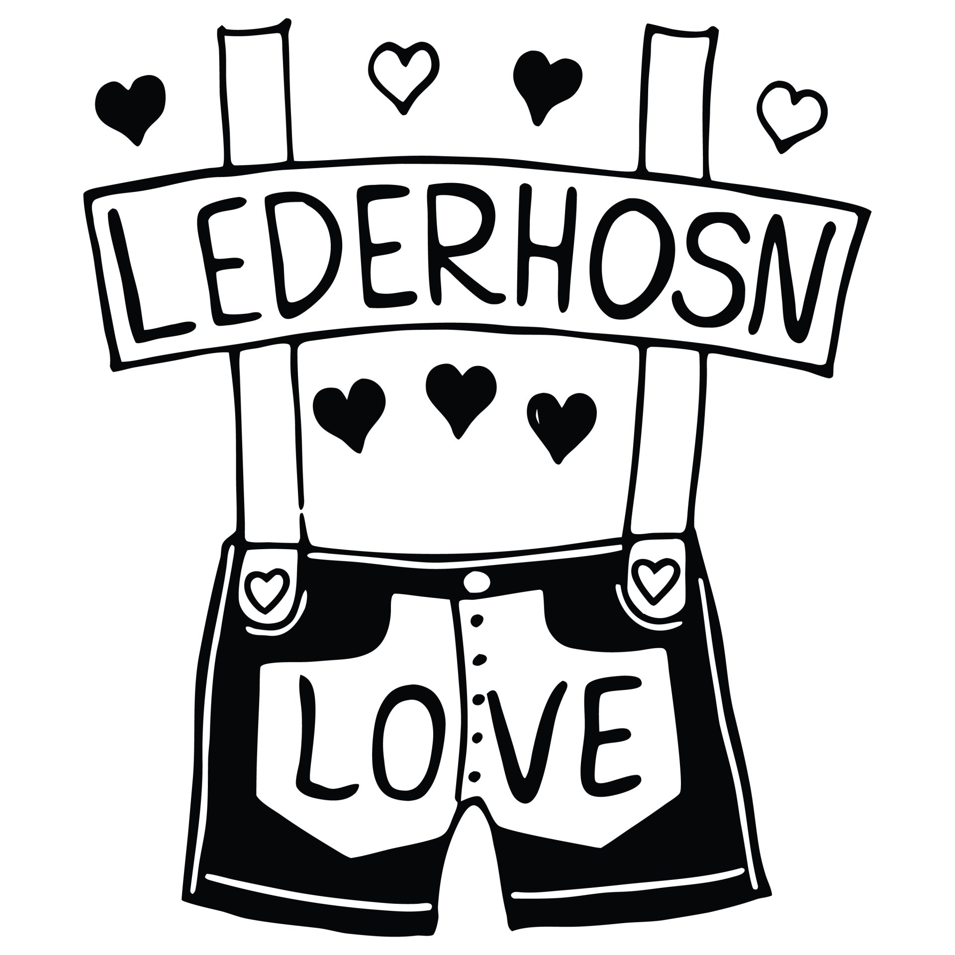 Lederhosn Love - Oktoberfest Sprüche