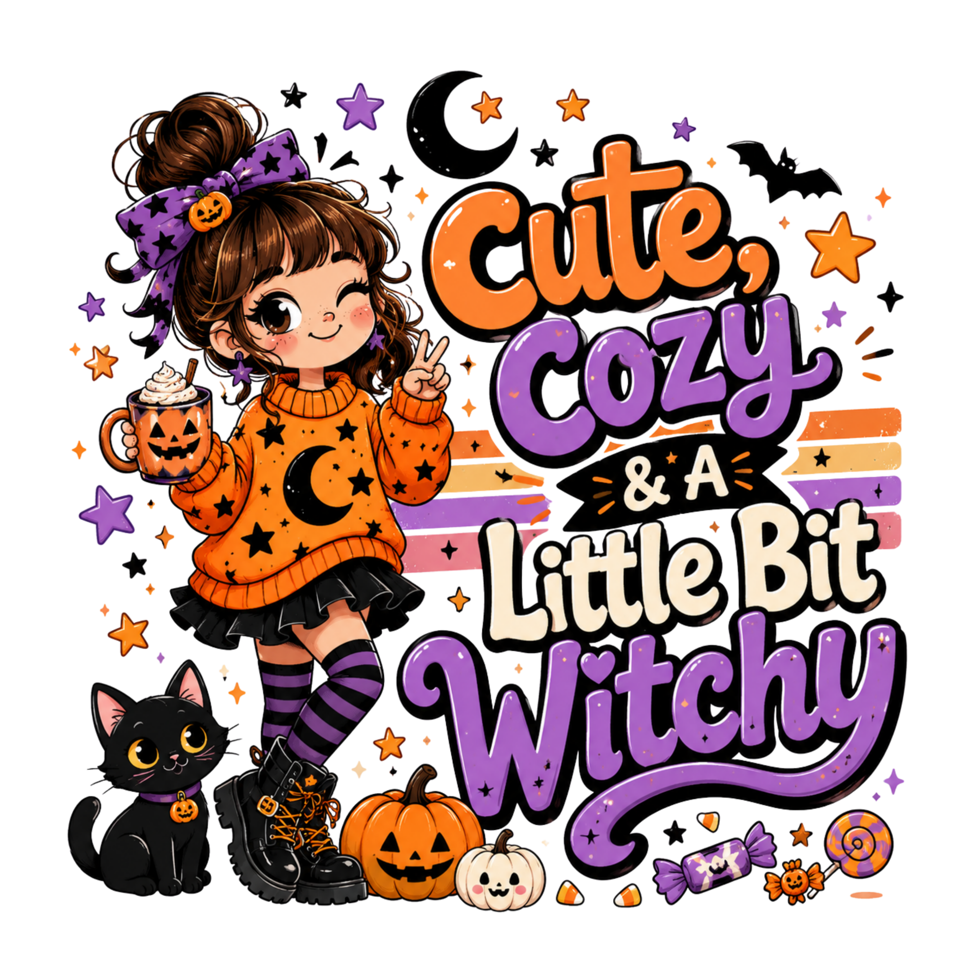 Cute, Cozy & a Little bit Witchy - Witch Sprüche