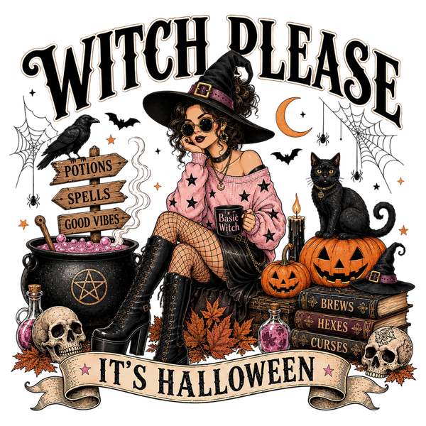 Witch Please ot‘s Halloween - Witch Sprüche