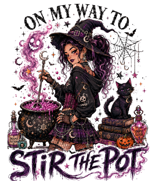 On my way to Stir the pot - Witch Sprüche