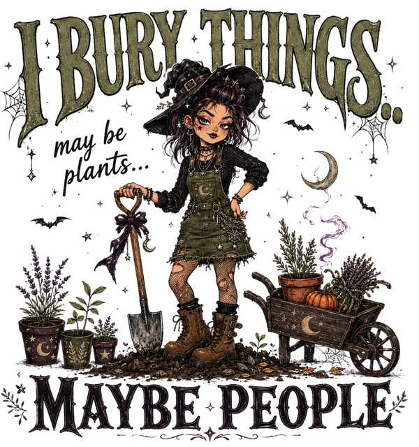 I Bury Things… may be plants… Maybe People - Witch Sprüche