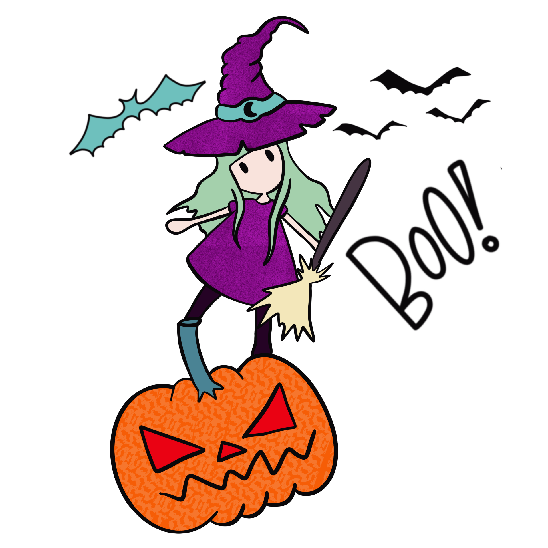 Boo - Witch Sprüche