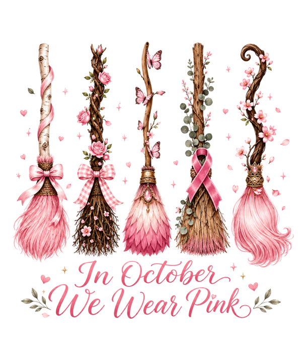 In October we wear Pink - Witch Sprüche