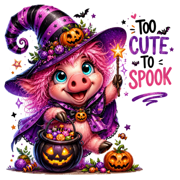 Too Cute to Spook - Witch Sprüche