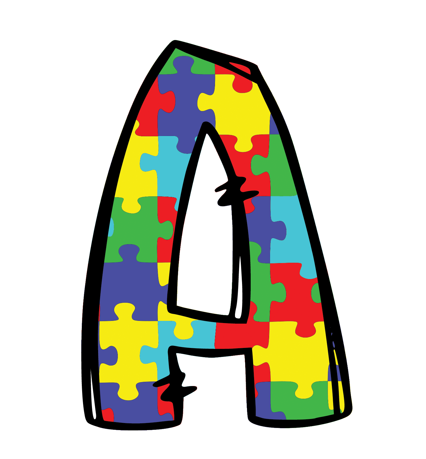 Puzzle von A bis Z - Einschulung Alpfahbet