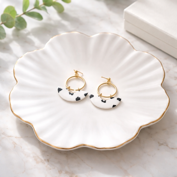 Sassy Cow Print Earrings