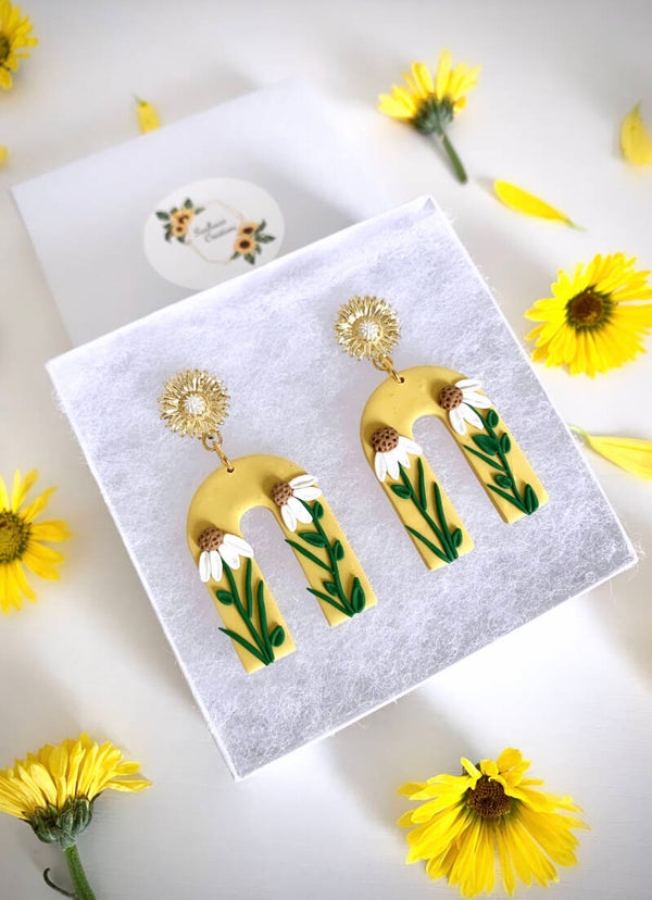 Yellow Floral Arches