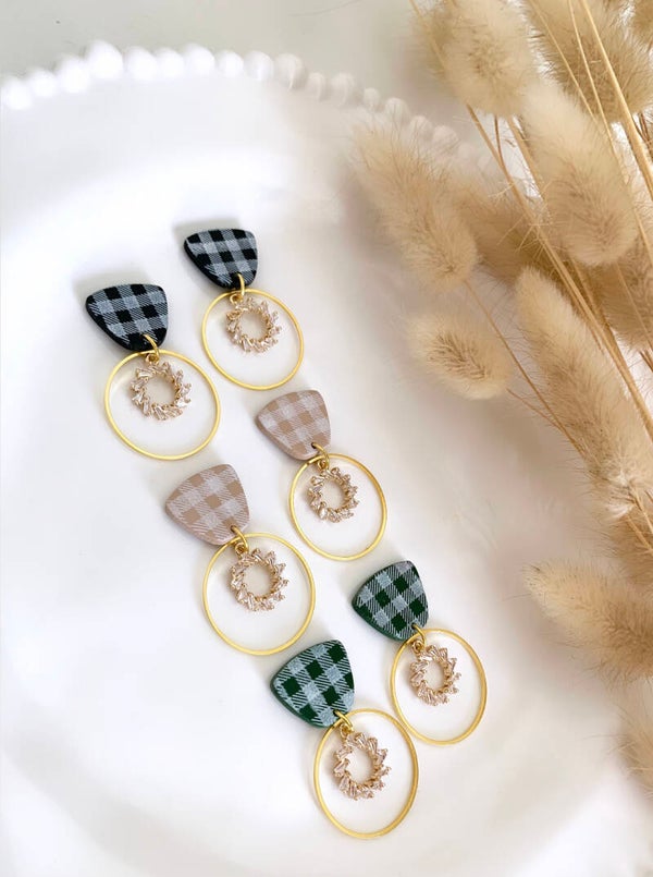 Gingham Pattern Meets Glam