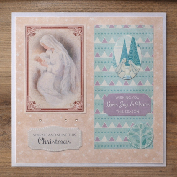 Sparkle and Shine This Christmas – Nativity & Winter Scenes Card
