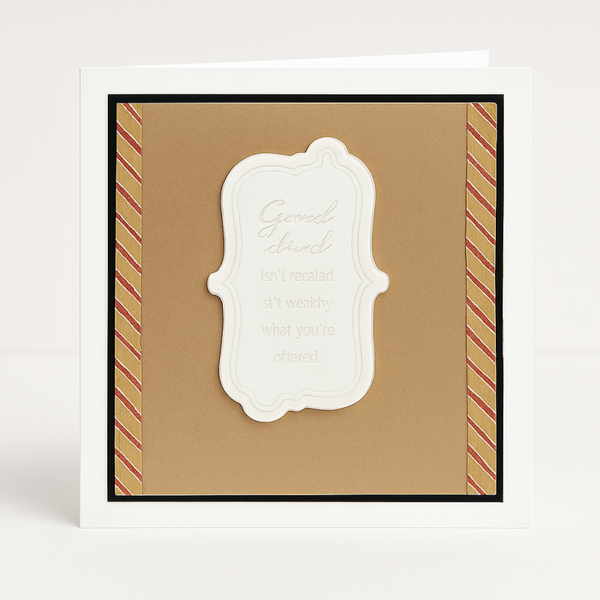 “Good Luck – You’ve Earned It” Card