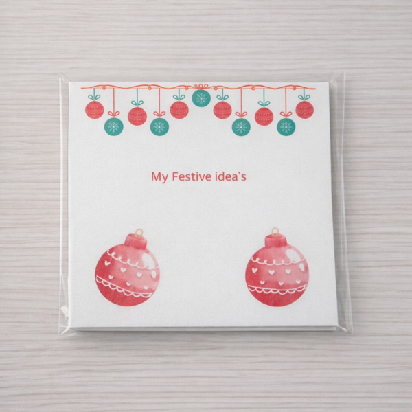 My Festive Idea’s – Christmas Notepad
