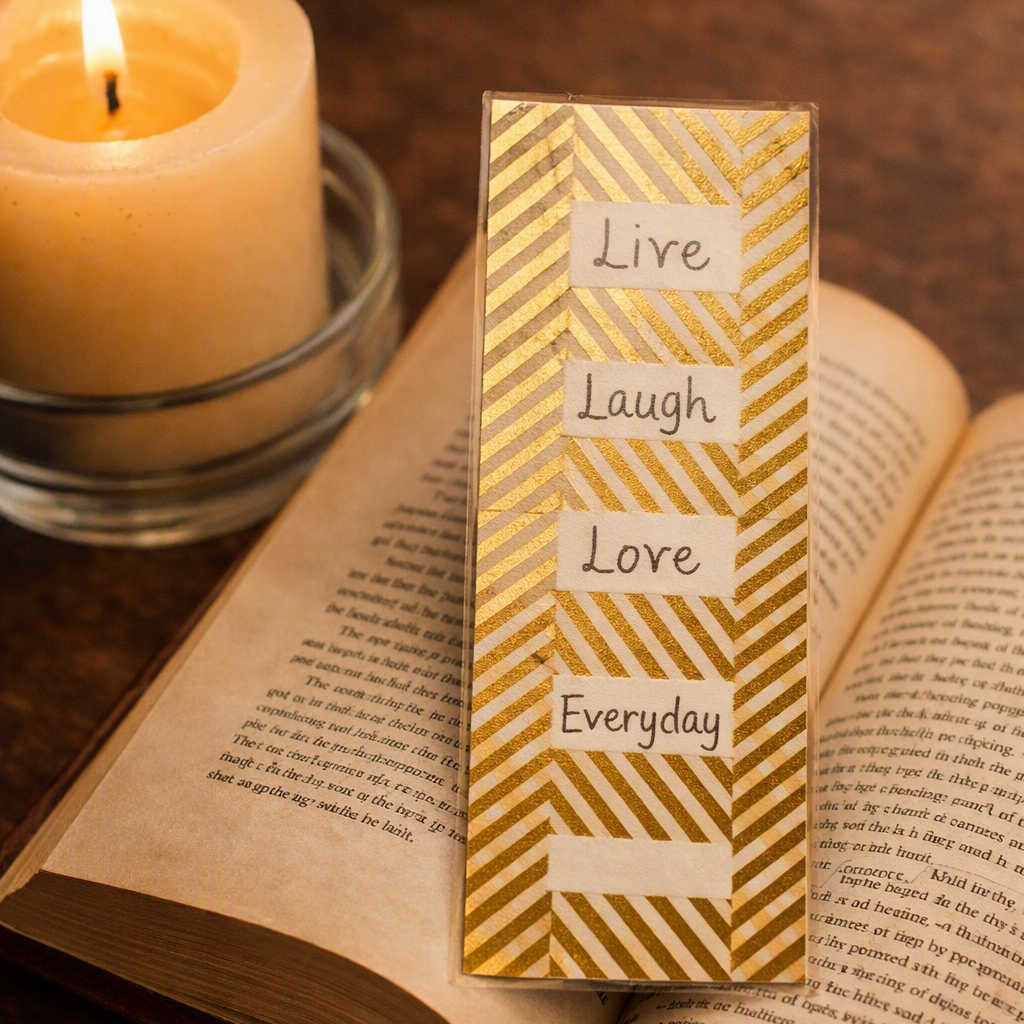 Golden Everyday Bookmark