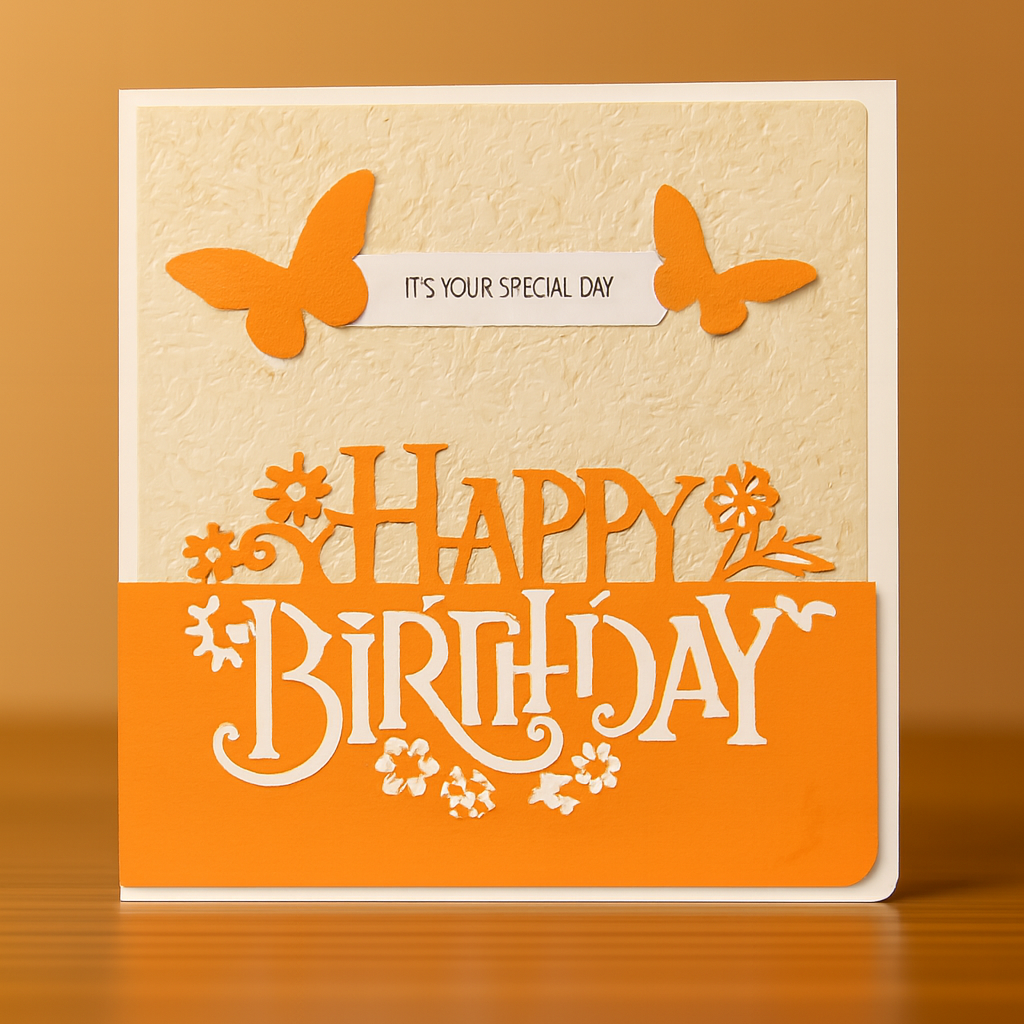 Butterfly Bloom Birthday Card