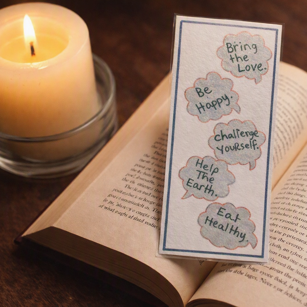 Positive Vibes Bookmark