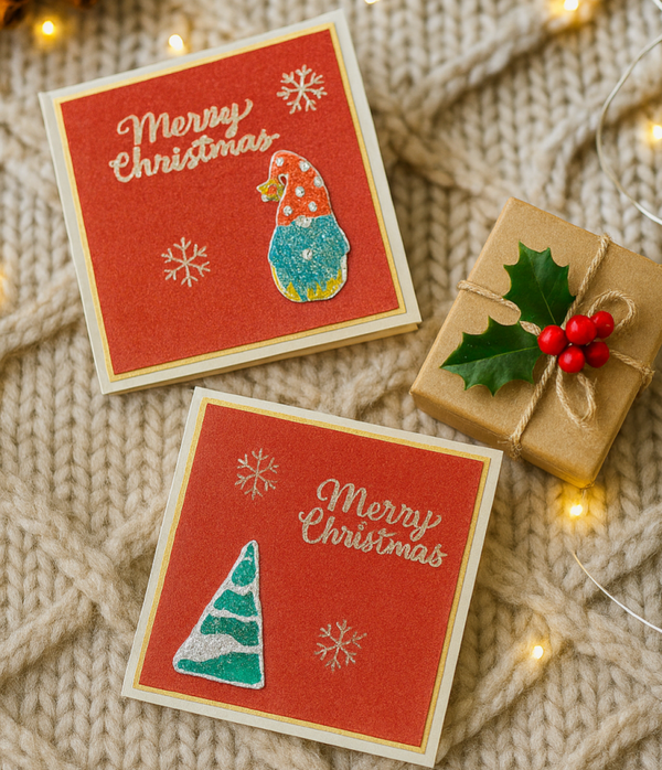 Offer Scene: “Tiny Joys, Big Heart” – 2-Pack Mini Christmas Cards