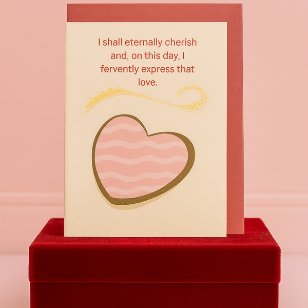 Eternal Cherish Valentine’s Card